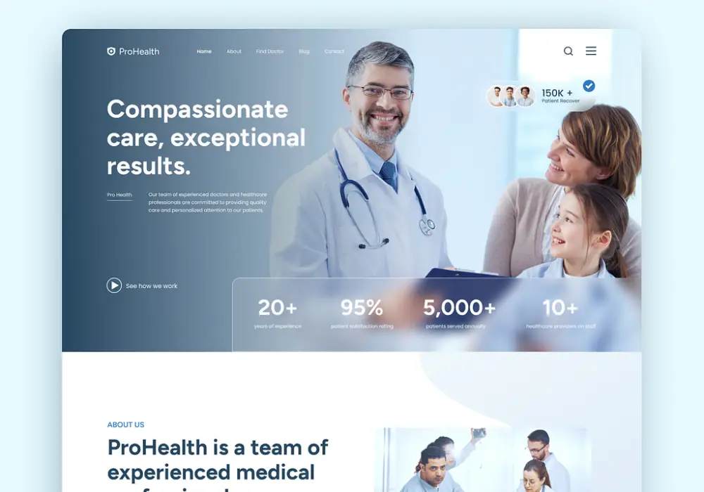 healthcare website redesign guide