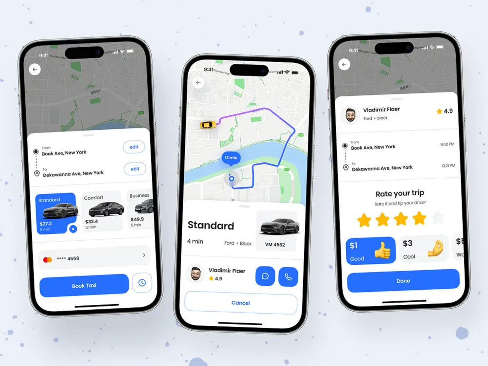 Taxi Booking App Development 6