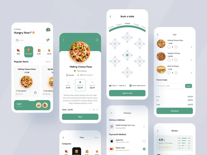 restaurant app development